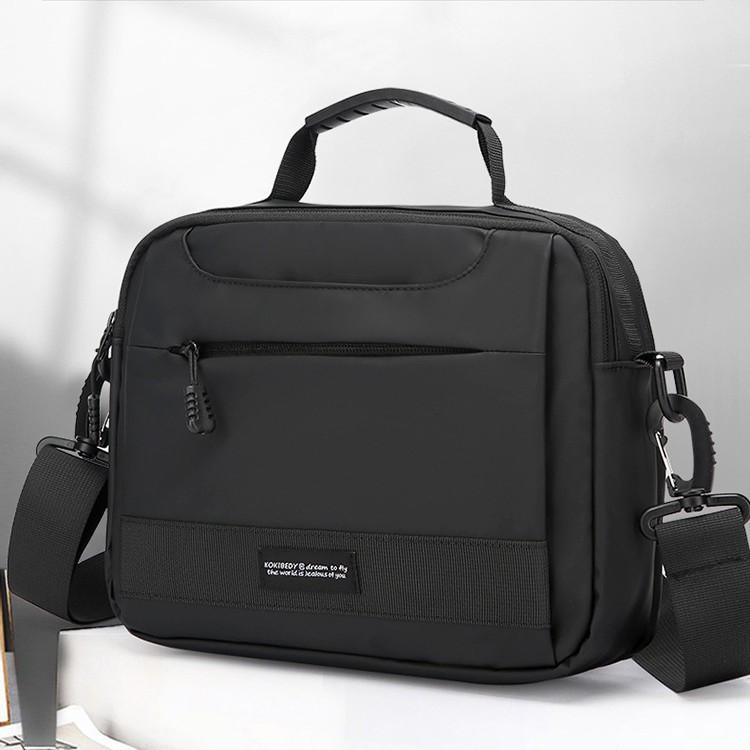 多功能男士印花字母手提包时尚户外运动单肩包外出收纳骑行斜挎包