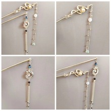 中國風生肖龍流蘇發簪古風旗袍盤發飾品步搖發釵漢服配飾廠家批發