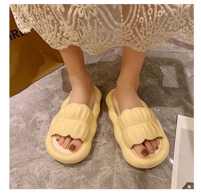 Women Slippers Flip-Flops Pool Rubber Leather Quick Drying Sandals_voghion.com