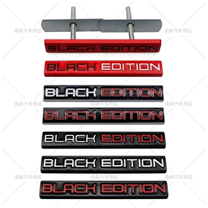 BLACK EDITION Metal Avtomobil Nişanı