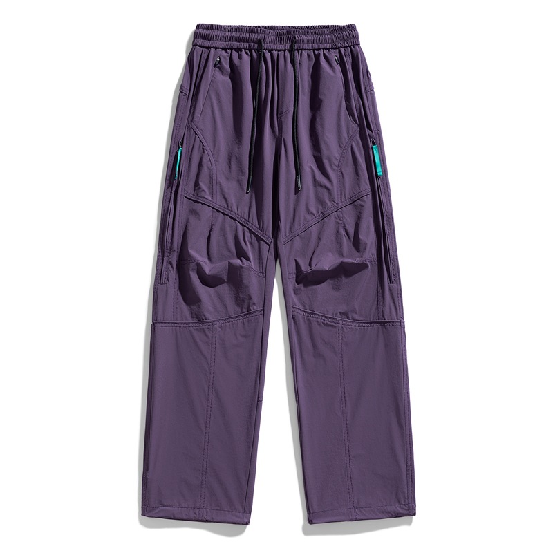 2025 New Outdoor Lightweight Softshell Hiking Pants for Men, Winter Mountain Style Functional Hiking Sports Pants with Side Zipper