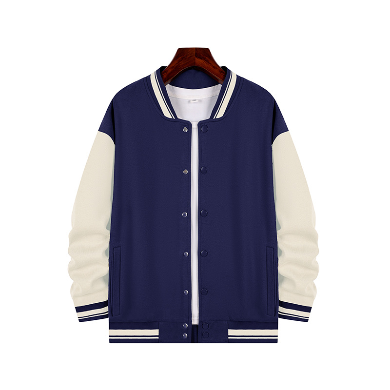 Silver Fox Velvet Drop-hombro uniforme de béisbol impreso LOGO empresa Otoño e Invierno actividad uniforme estudiante clase uniforme bordado Diseño DIY