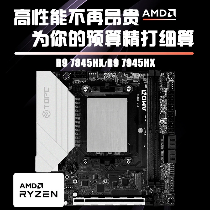 Комплект с процессором R9 7845HX для мощного компьютера AMD, материнская плата DDR5, для игр, офиса, NAS и продуктивности