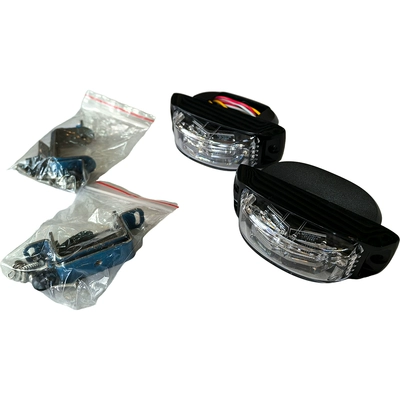 6Led Ice Blue Rearview Mirror Turn Signal Light Suitable for Toyota Prado Land Cruiser 18W Super Bright Warning Light