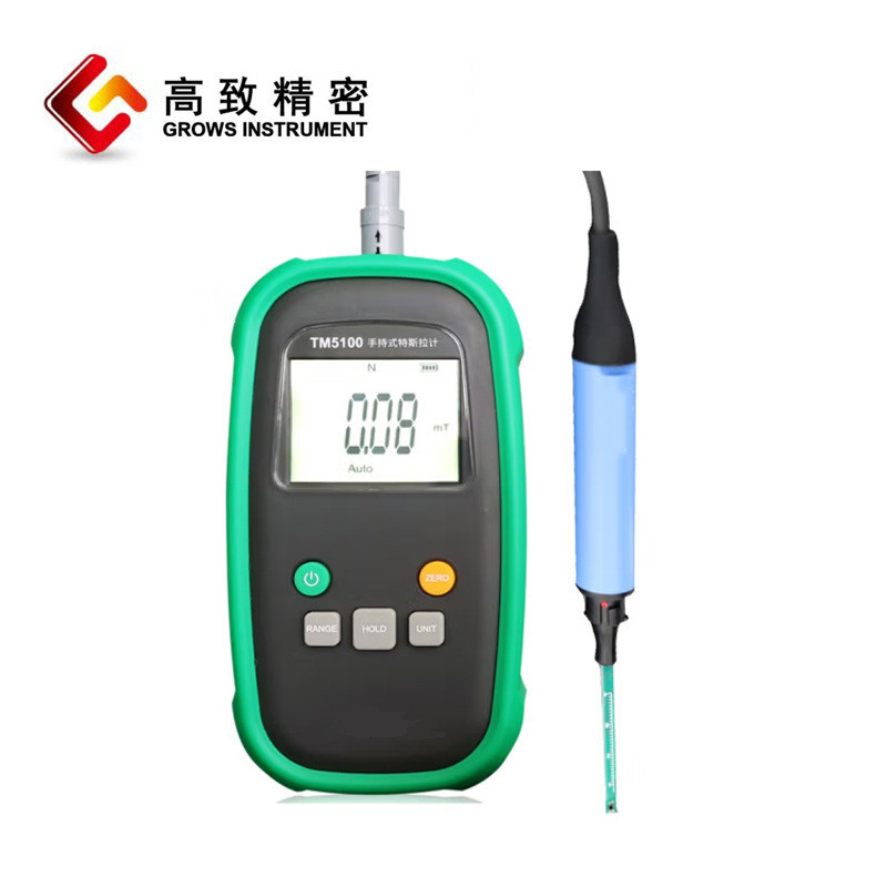 TM5100手持式特斯拉计 磁场测量仪直流恒定磁场磁通密度值