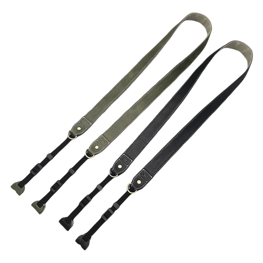 Оптовая Продажа с фабрики плечевой ремень для камеры искусственная кожа черный ремешок удобный декомпрессионный SLR плечевой ремень через плечо ремешок для камеры