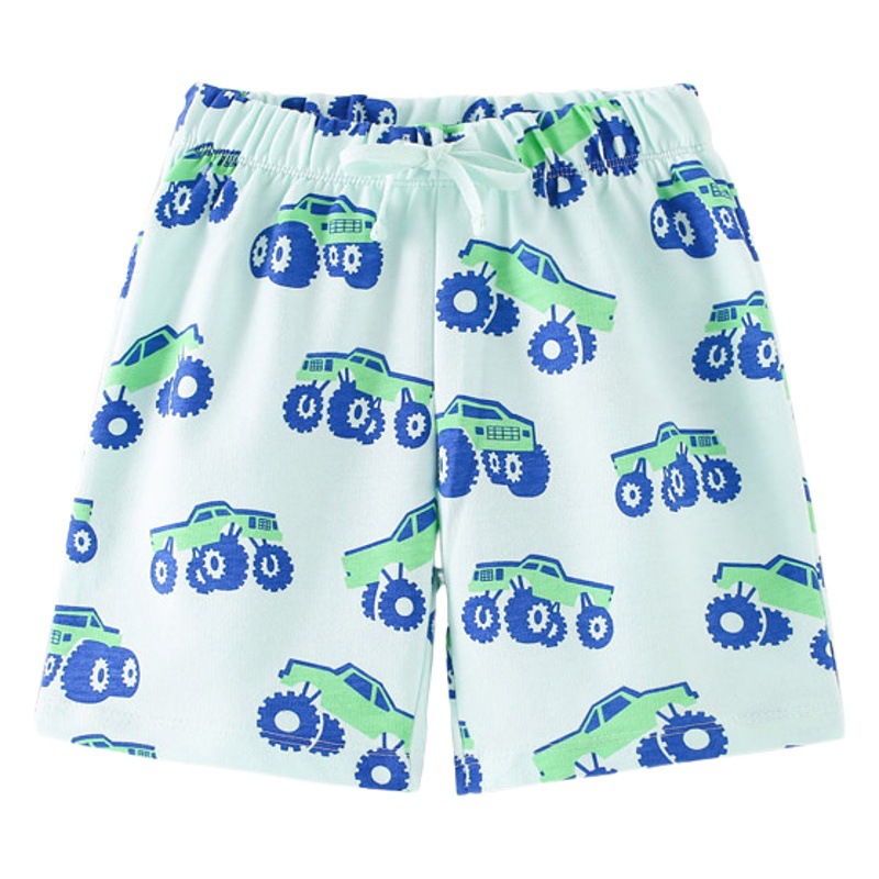 Malwee pantalones de los muchachos de los niños de los deportes de verano Pantalones cortos de algodón estampados pantalones casuales de cintura media pantalones de los niños