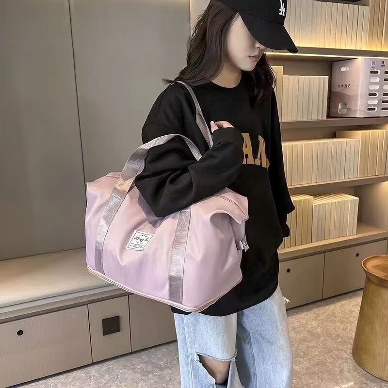 Foldable Travel Bag Women's Short Trip Handbag Extra Large Capacity Gym Bag Lightweight Maternity Storage Business Travel Luggage