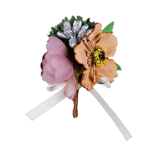 Children's suit dress, artificial flower corsage, baby wedding, flower girl costume, brooch, necklace, accessories, drop shipping