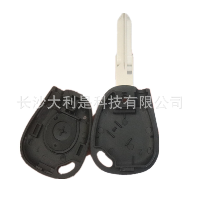 Car Key Shell Suitable for Renault Remote Control Replacement Shell Straight Plate with Embryo Without Label Export Ebay Export