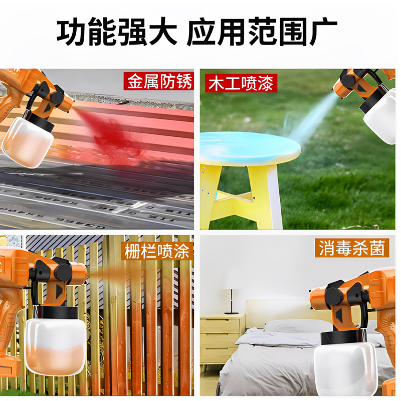 創一プラグイン電気リチウム電気二重用塗装ガンハイパワー調圧ラテックス塗料パテ塗装機手持ち携帯|undefined