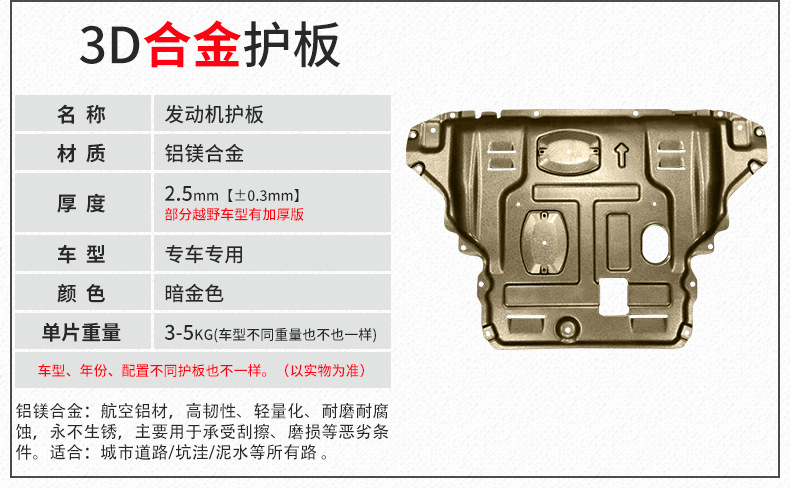 22 Focus Engine Lower Guards Original Classic Focus Lower Guards Chassis Guards Armor 21 Metal