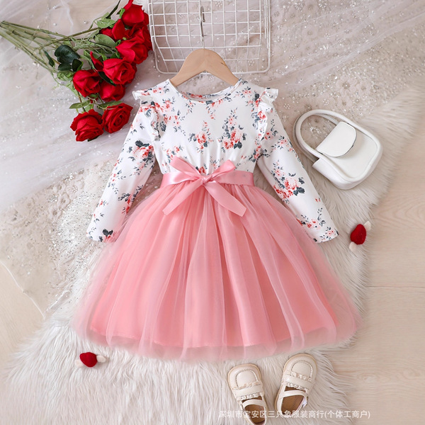 Autumn and winter girls' dresses