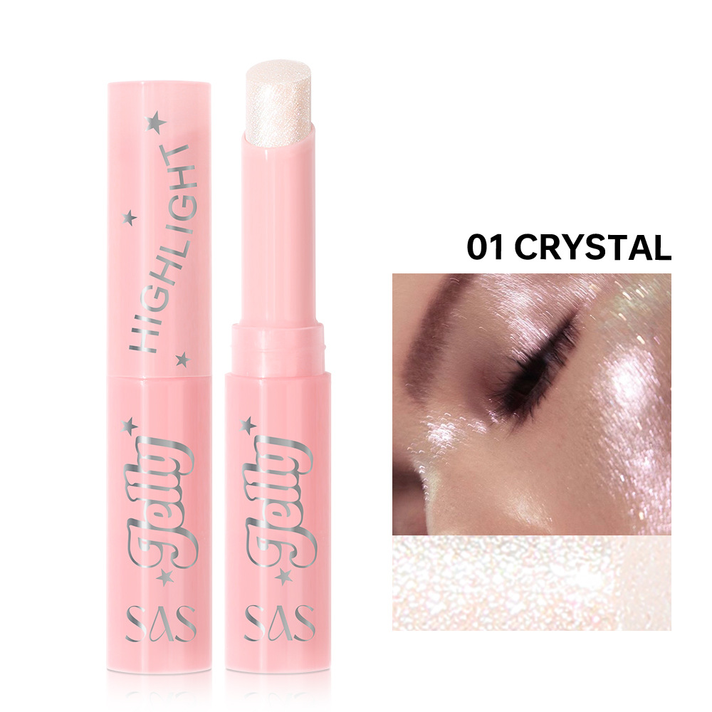 SAS belleza estilo explosivo transfronterizo venta caliente multicolor gelatina de sombra de ojos de alto brillo palo al por mayor SES006