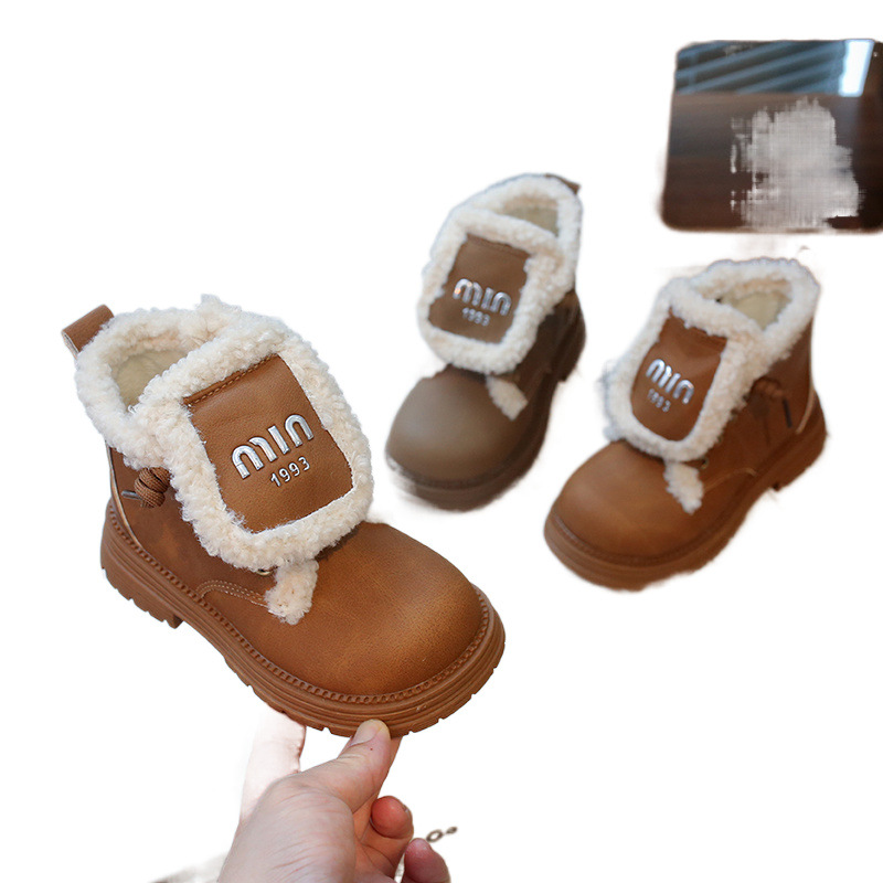 Insulated keep warm children's demi-season low boots for boys