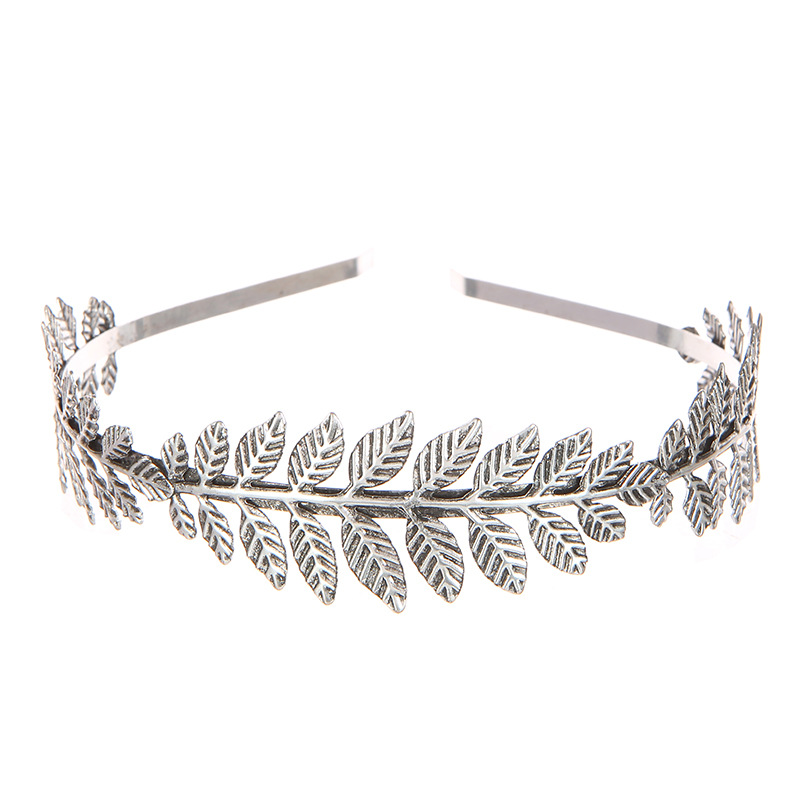 Sweet Leaf Metal Plating Hair Band display picture 4