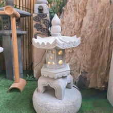 石灯笼仿古中式户外小石灯日式庭院宫灯别墅花园景观灯装饰品摆件