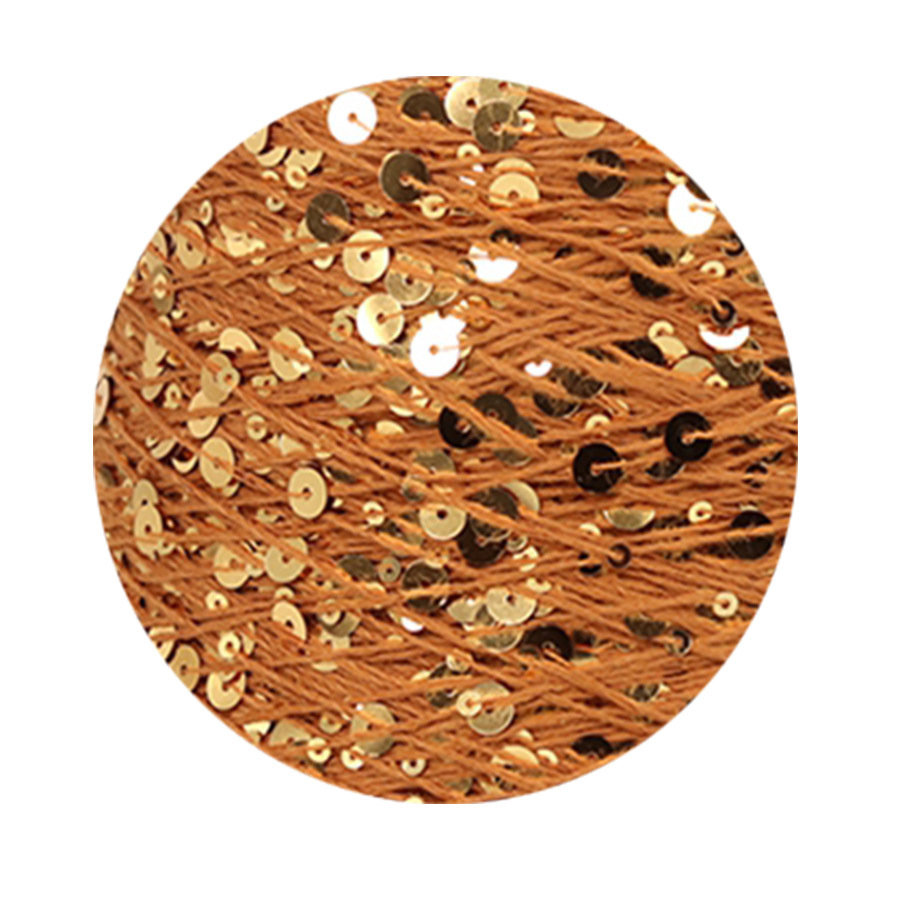 50g algodón lentejuelas hilo 3mm + 6mm peinado tamaño de lujo lentejuelas mano hilo tejer precio al por mayor