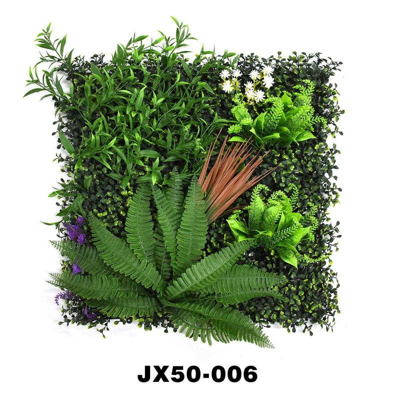 批发50*50绿植墙仿真植物草坪墙面装饰背景花墙塑料人造假草皮|undefined