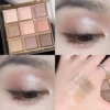 Transparent 9 -color 07#powder brown plate