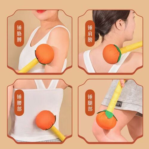 Ai grass mallet massage mallet DIY gift box health handheld massage mallet meridian tapping moxa health tapping device
