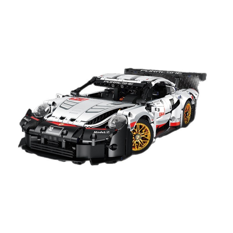 ポルシェ 911 トラックバージョンビルディングブロックスポーツカー 14 歳以上教育組み立てモデル車男の子のおもちゃ子供|undefined