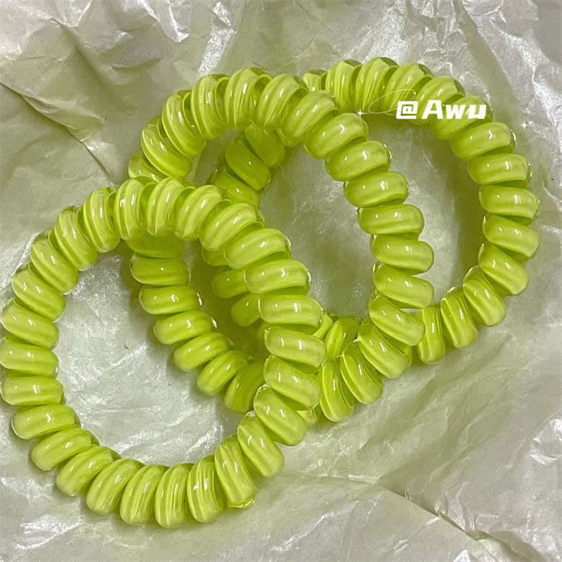 Summer is refreshing! ~ Mango Glutinous Rice Phone Ring Fresh Fruit Green Giant White Advanced Sense Rope Sweet Student Female Summer is refreshing! ~ Mango Glutinous Rice Phone Ring Fresh Fruit Green Giant White Advanced Sense Rope Sweet Student Female