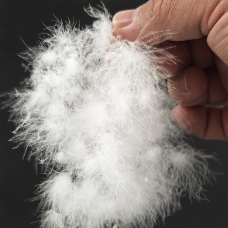 Duck down and Goose down in Bulk, Large Fluffy Duck Down, Finely Washed, Medium-High Loft, Goose down for Duvets and down Jackets, White Goose down Filling