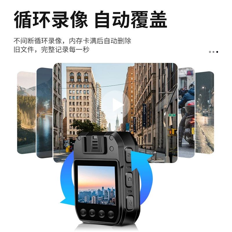 Высокое разрешение ночное видение охранный регистрирующий устройство 4K нагрудная камера, спортивная профессий duty инструмент