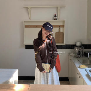 【You Think】十三行通勤卡通刺绣工艺设计感软糯百搭开衫毛衣女-阿里巴巴