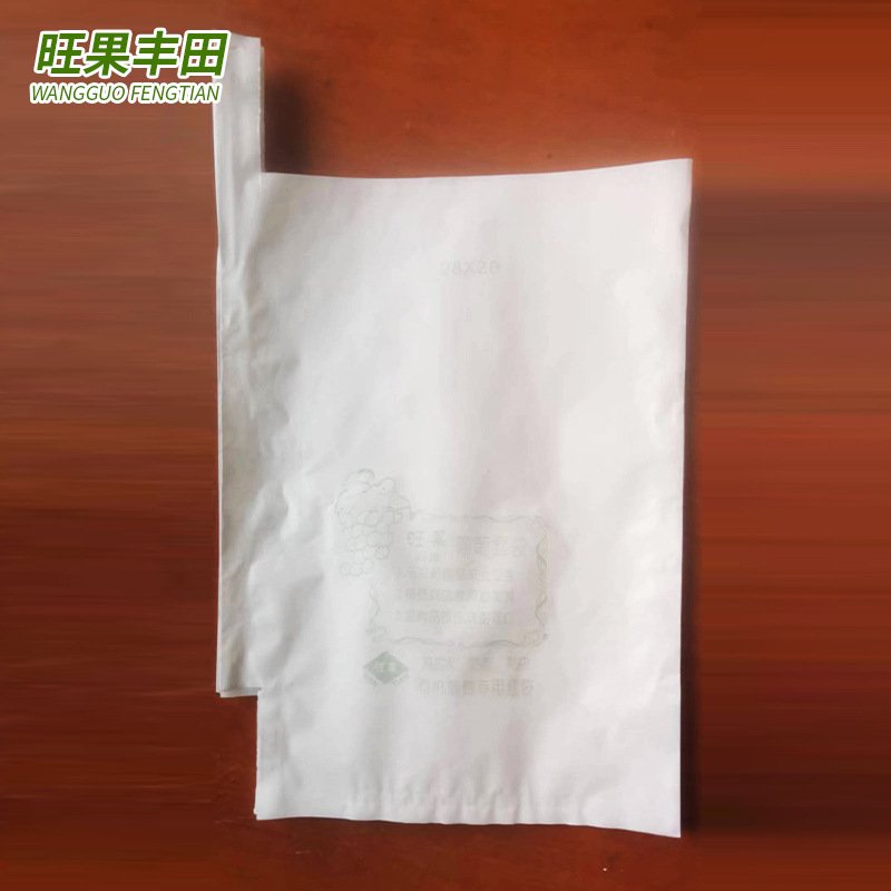 Wholesale grape bag 28*20 white agricultural outdoor fruit bag Sunny King sunshine rose grape fruit bag