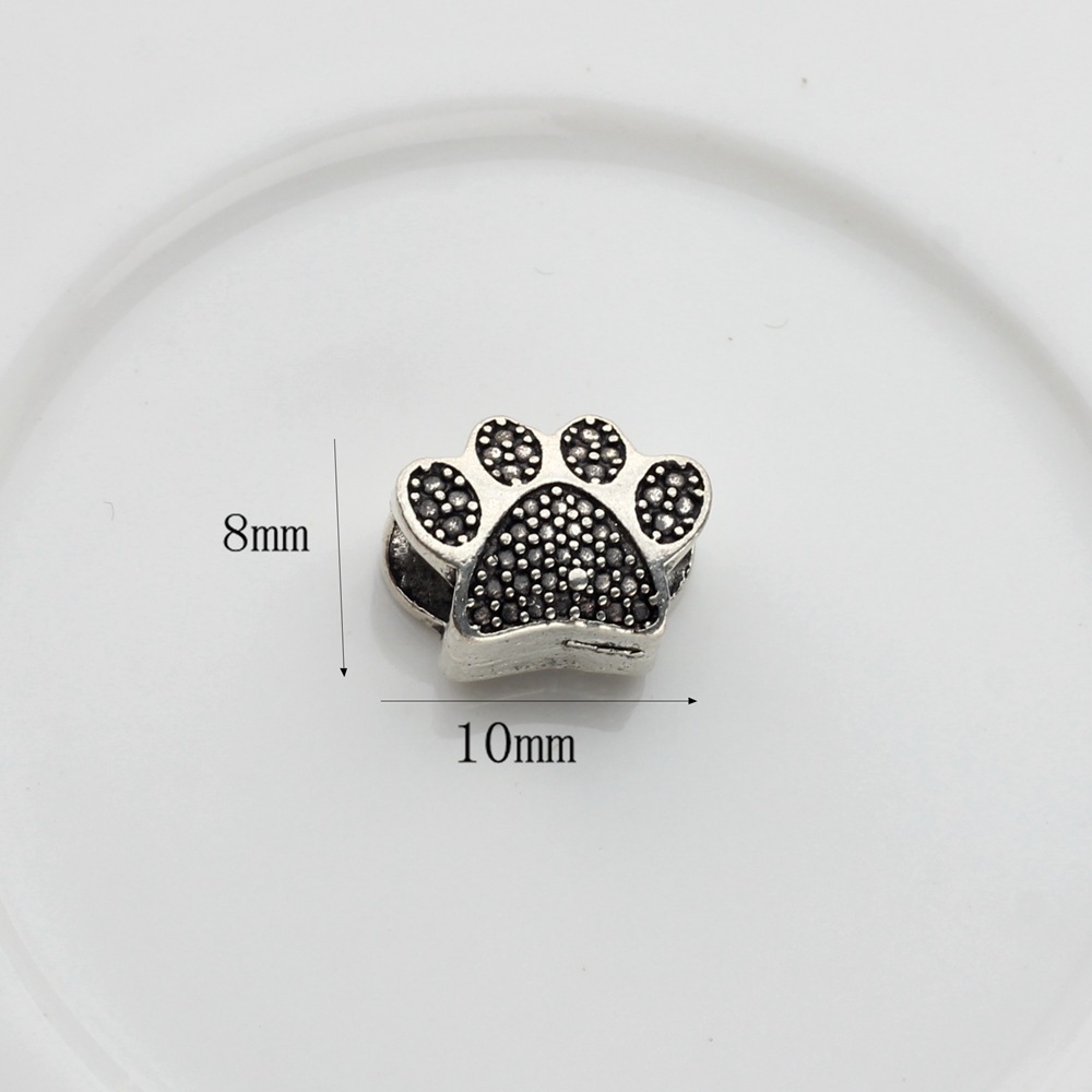 Cute Paw Print Zinc Alloy Plating Inlay Zircon Jewelry Accessories display picture 15