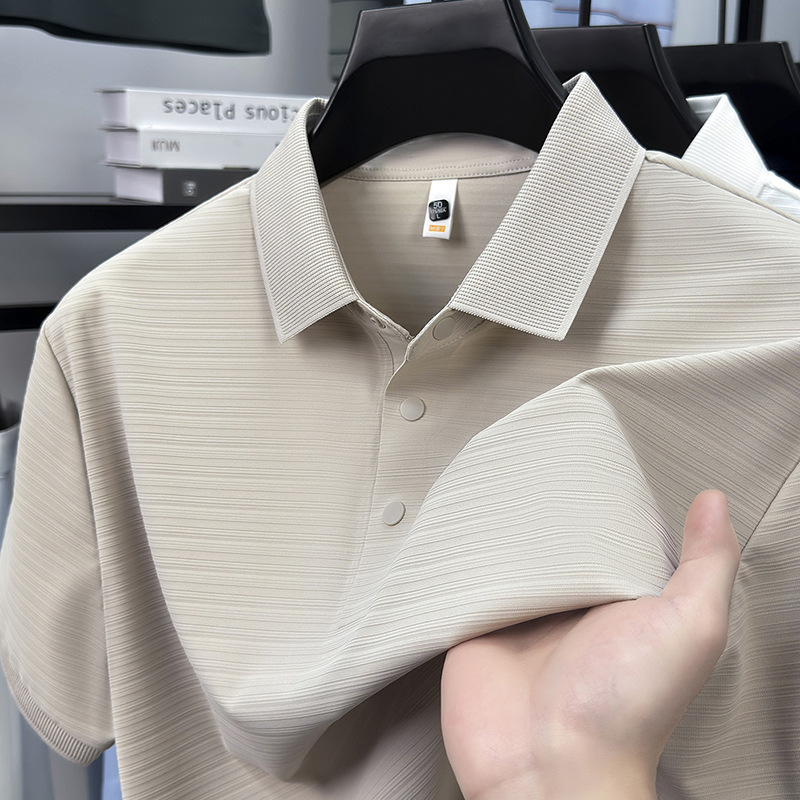 Summer three dimensional antibacterial polo