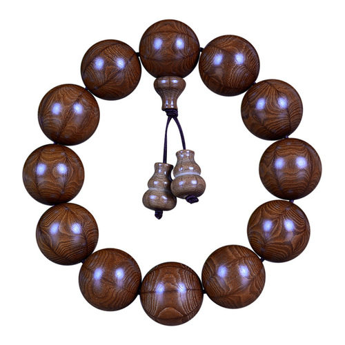 High-quality six-channel wood old material bracelet wholesale Jianglong wood nine-channel wooden play wooden Buddha beads rosary factory direct sales
