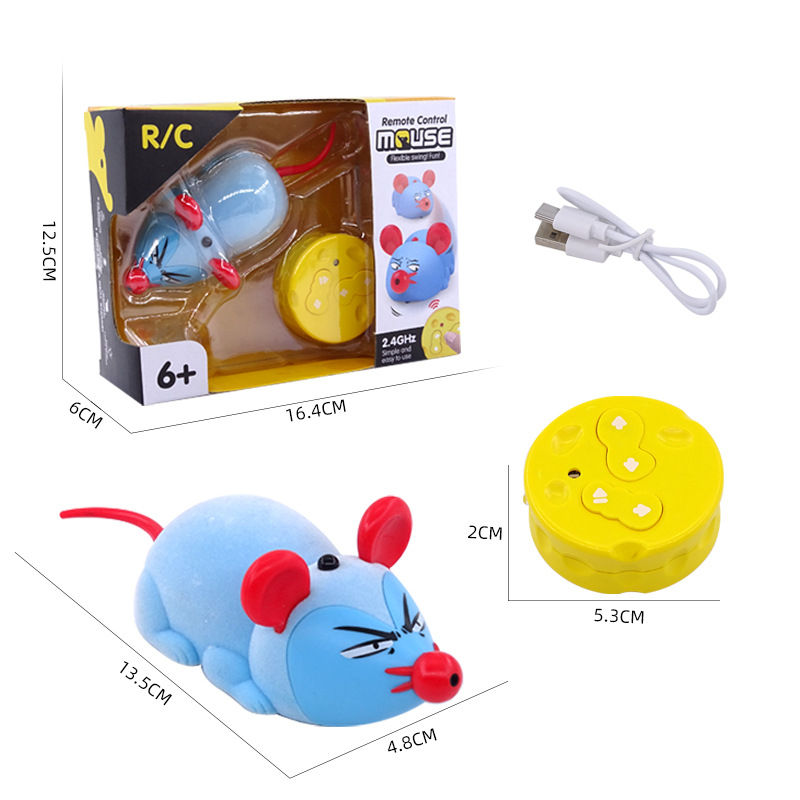 Ratón de simulación de control remoto por infrarrojos eléctrico transfronterizo Cobra Toda la persona parodia modelo animal juguete juguete para mascotas
