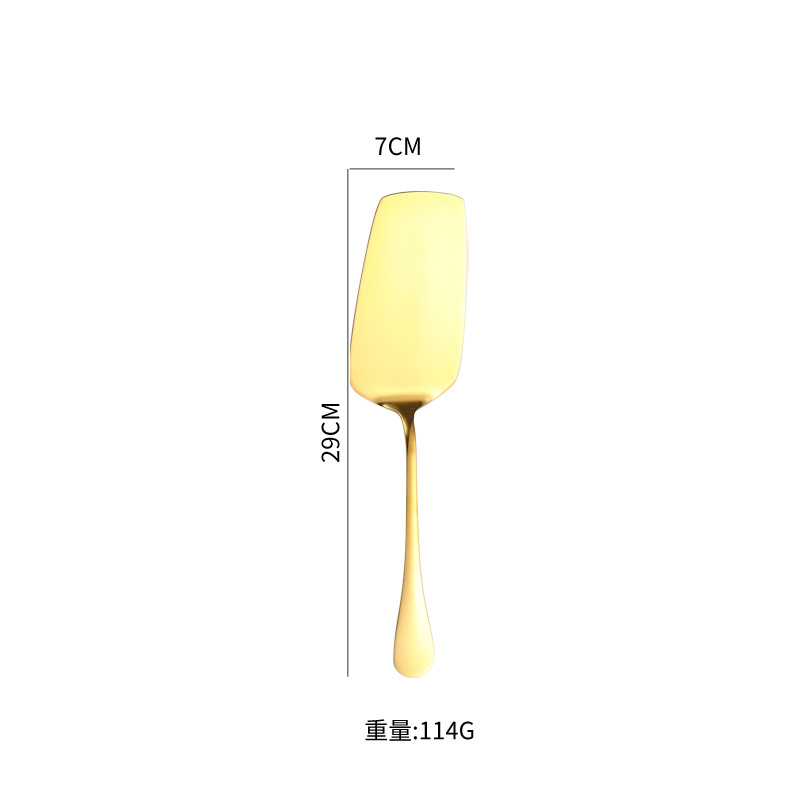 Fábrica directa pala de pastel de acero inoxidable pala de pizza queso gigante pastel de cumpleaños pala de pala plana pala de punta