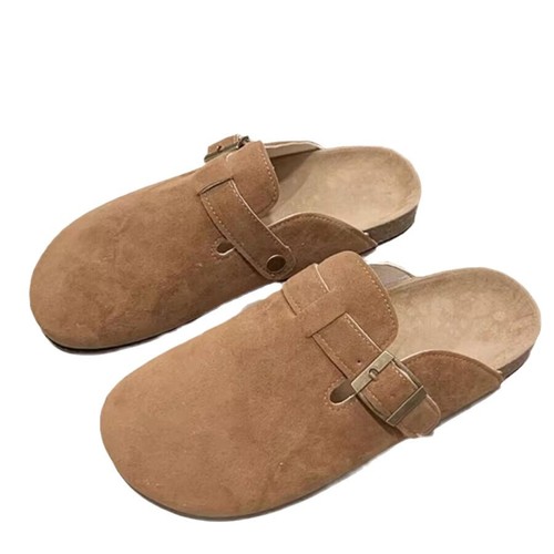 Birkenstock Women's Thick-Soled, Closed-Toe Half Slippers for Autumn/Winter Outdoor Wear – Easy Slip-On Loafers