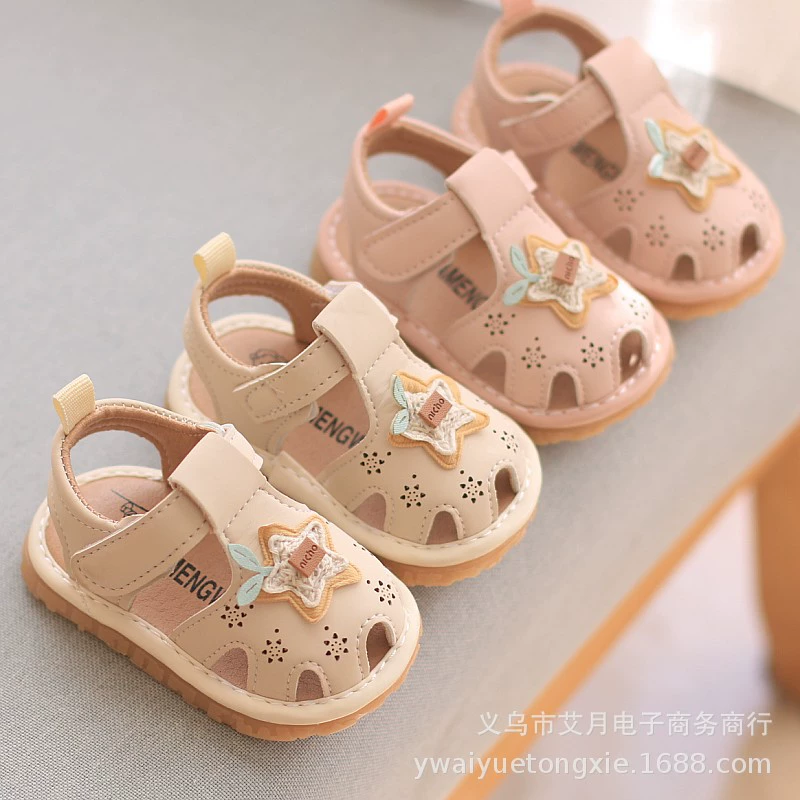 Детские сандалии по имени Лето 0-2 года для детей Детские ходунки для девочек