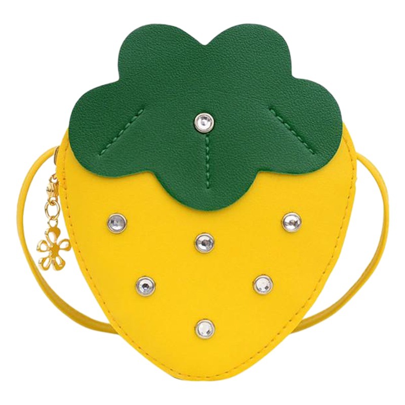 Girls' Bag 2020 New Cute Strawberry Bag Children's Crossbody Bag Baby Boys and Girls Coin Purse Decorative Small Bag