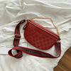 Fashionable shoulder bag, straps, chest bag, capacious belt bag, wholesale, Korean style, 2023 collection