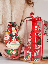 圣诞草莓塔包装盒蛋糕装饰插件儿童迷你草莓塔波波杯子榴莲塔配件