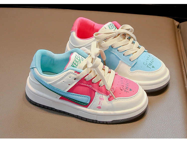Mädchen Sneakers Weiche Sohle Rutschfeste Casual Boardschuhe_voghion.com