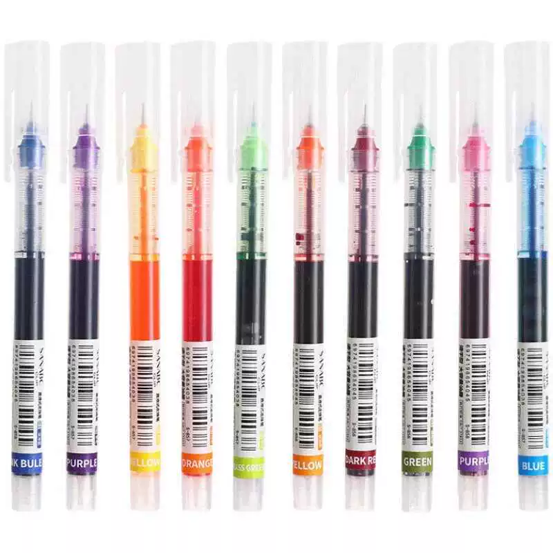 Rollerball rollerball pen for elementary school students, quick dry coloured pencils