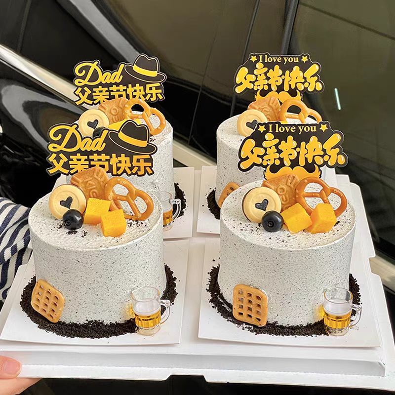 Father's Day Cake Decoration Toppers 2025, Happy Father's Day Beer Glass Ornaments, Father's Day Decorations Father's Day Cake Decoration Toppers 2025, Happy Father's Day Beer Glass Ornaments, Father's Day Decorations
