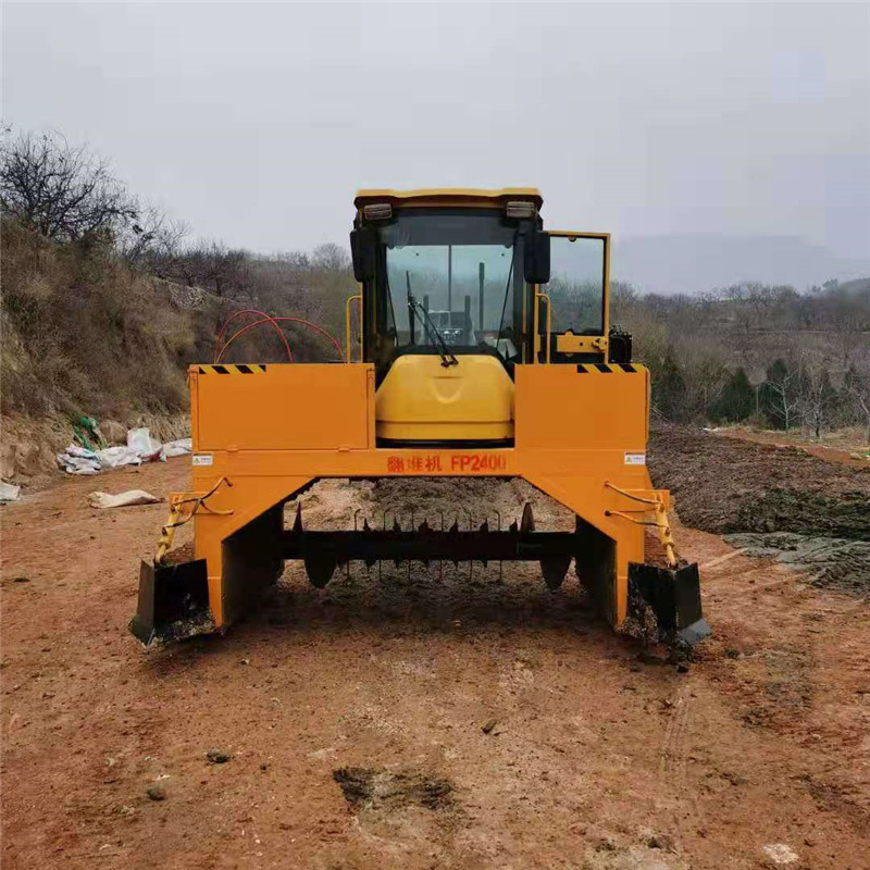 座驾式自走翻堆机 家畜粪便翻抛机 有机生活垃圾发酵翻堆处理