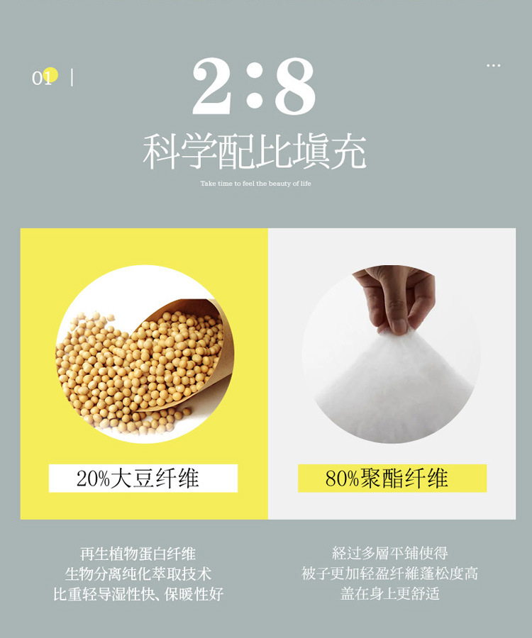 水洗棉大豆纤维夏被_详情-绿灰大格_04.jpg