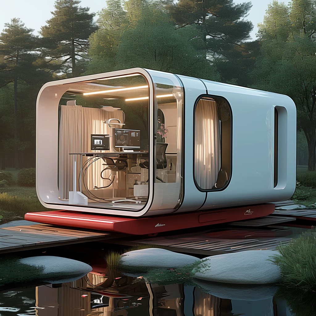 RV tecnología de vivienda residencial red famosa luz salvaje vivienda móvil	 Habitación Materna e Infantil del fabricante de la cápsula espacial Weishu