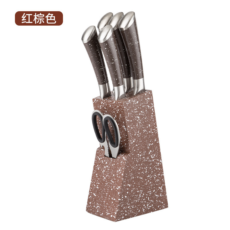 K-558 중공 핸들 스프레이 도트 브라운 레드