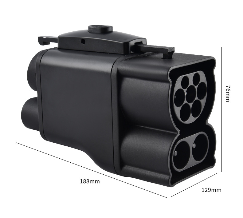 Customized 400A Dc Fast Charging Adapter for New Energy Vehicles, European Standard Ccs2 to American Standard Ccs1