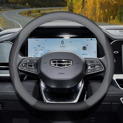 Steering wheel cover – Interior Decoration Supplies - type-d-black-speedy-gray-geely-xingyue-l